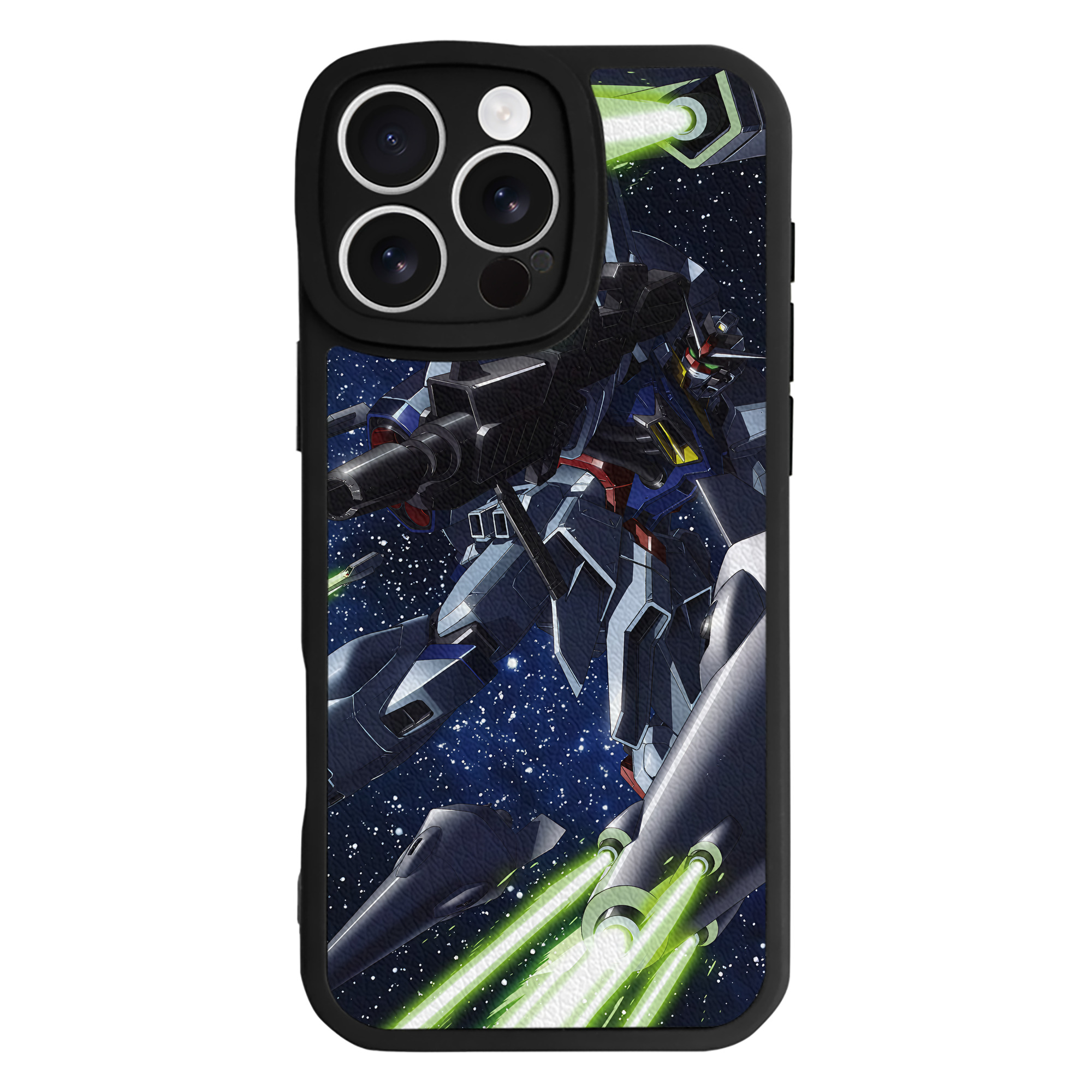 （画像用） 機動戦士ガンダム Mobile Suit Gundam 【iPhone 16シリーズ対応】シリコンスマホケース（レザー調） 材質：シリコン